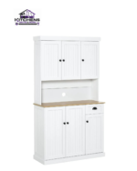 Kitchens Baths & More buffet cabinet with hutch