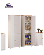 Tall 72-inch kitchen pantry cabinet for organized food storage