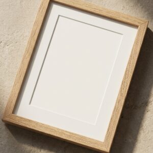 Wooden Oak Frame 5.1 x 7.1 made from solid white oak