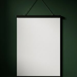 Black poster hanger 20 inch with magnetic fastening