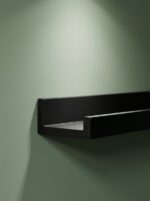 Black picture ledge 28 inch for gallery wall display