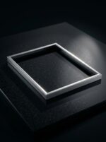 Silver picture frame 5.1 x 7.1 for posters and photos