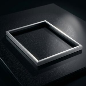 Silver picture frame 5.1 x 7.1 for posters and photos