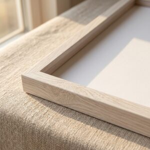 Light wood frame 5.1 x 7.1 with hard maple veneer
