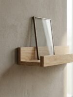 Oak picture ledge 28 inch made from solid white oak