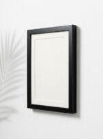 Black wood frame 5.1 x 7.1 for posters and photos
