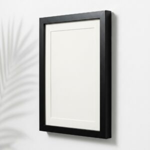 Black wood frame 5.1 x 7.1 for posters and photos