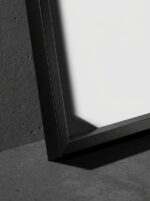 Black photo frame for 5.1 x 7.1 artwork