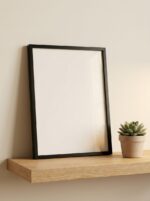 Black wood frame PS4035 for artwork and photos