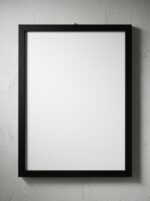 Black metal frame 5.1 x 7.1 for posters and photos