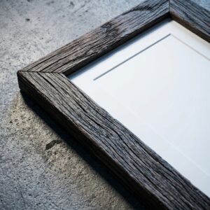 Dark wood frame for 5.1 x 7.1 artwork