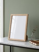 Wooden oak frame 5.1 x 7.1 made from solid white oak