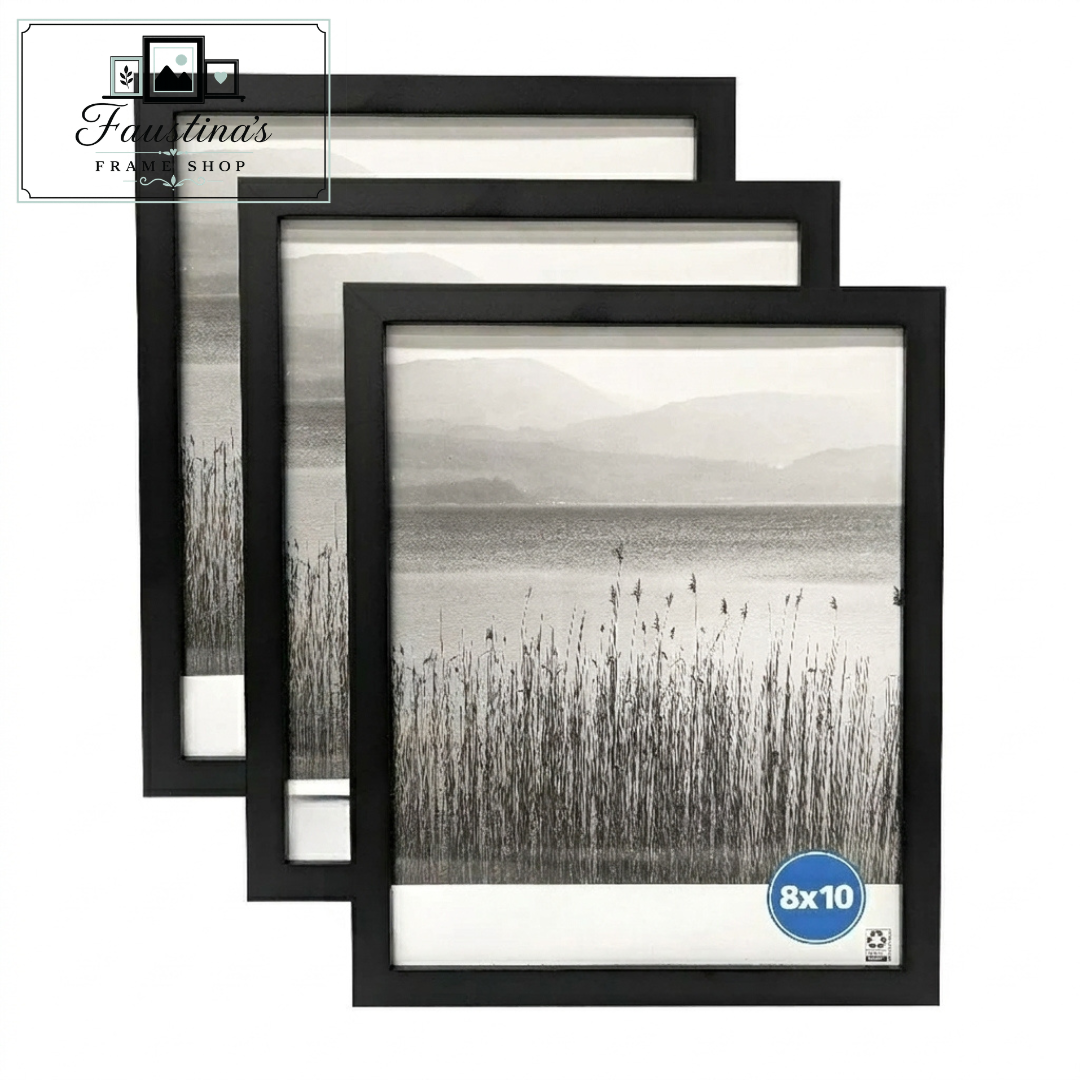 faustinas-frame-shop-8x10-black-gallery-picture-frame-set-of-3 Faustina's Frame Shop 8x10 black gallery picture frame set of 3