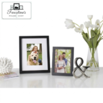 Faustina's Frame Shop wooden tabletop picture frame