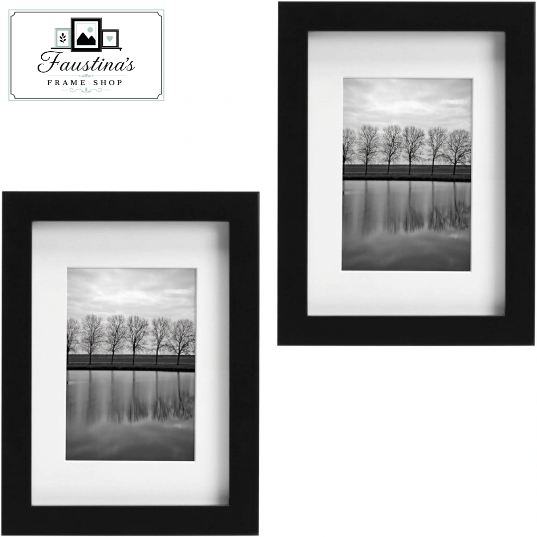 faustinas-frame-shop-gallery-5x7-matted-picture-frame-set Faustina's Frame Shop gallery 5x7 matted tabletop picture frame