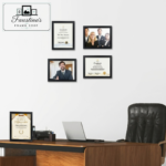Faustina's Frame Shop office certificate picture frame