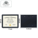 Faustina's Frame Shop document display frame