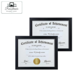 Faustina's Frame Shop diploma frame set