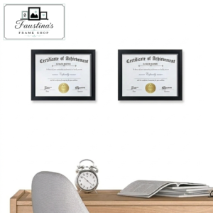 Faustina's Frame Shop 8.5 x 11 certificate picture frame 8 pack