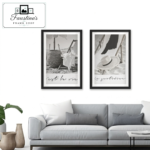 Faustina's Frame Shop black gallery wall frames